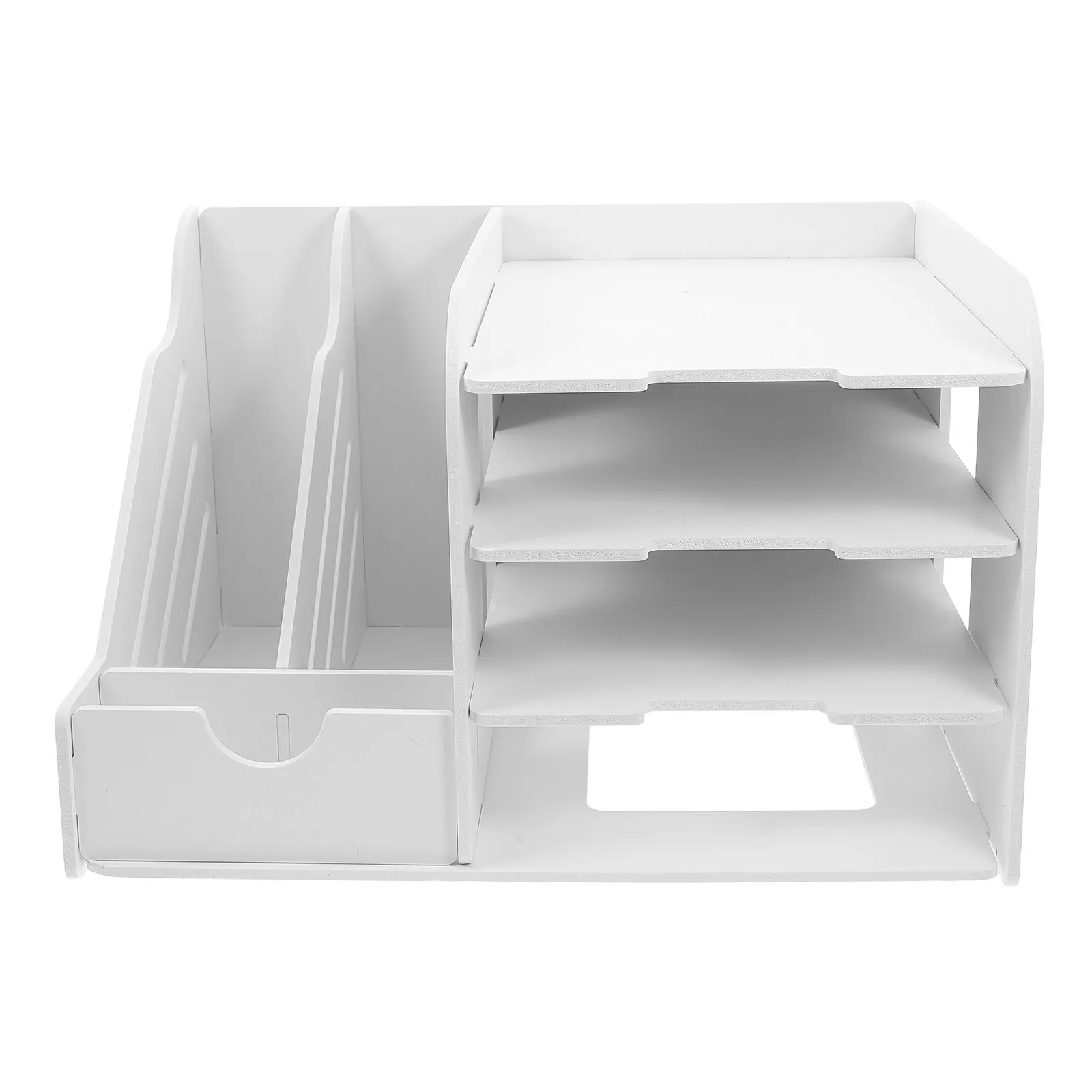 Desktop Multi Layer White File Organizer Rack PVC Storage Organizer for Office Document Desk Home School Paper Sorter
Desktop Multi Layer White File Organizer Rack PVC Storage Organizer for Office Document Desk Home School Paper Sorter