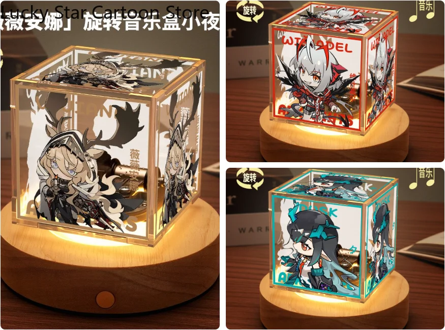 Arknights Wiš'adel Cosplay Night Light Table Lamp Lamplet Rotate Music Box Cute Cartoon Models Prop Figures Gift Cosplay
Arknights Wiš'adel Cosplay Night Light Table Lamp Lamplet Rotate Music Box Cute Cartoon Models Prop Figures Gift Cosplay
