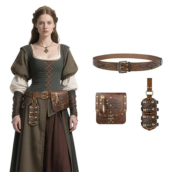 Retro Medieval Alchemy Flask and Belt Set Nordic Viking-Style Retro Cosplay Prop
Retro Medieval Alchemy Flask and Belt Set Nordic Viking-Style Retro Cosplay Prop
