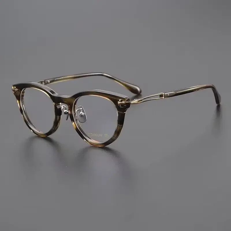Brand Designer High Quality Acetate Titanium Glasses Frame Men Vintage Eyeglasses Clear Lens Eyewear Oculos RUGG
Brand Designer High Quality Acetate Titanium Glasses Frame Men Vintage Eyeglasses Clear Lens Eyewear Oculos RUGG