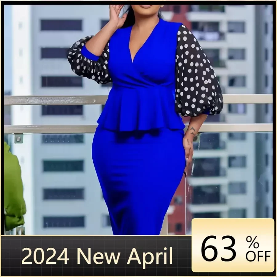 2024 African Dresses for Women Summer African 3/4 Sleeve Polyester Print Puff Sleeve V-neck Party Evening Bodycon Dress S-3XL
2024 African Dresses for Women Summer African 3/4 Sleeve Polyester Print Puff Sleeve V-neck Party Evening Bodycon Dress S-3XL