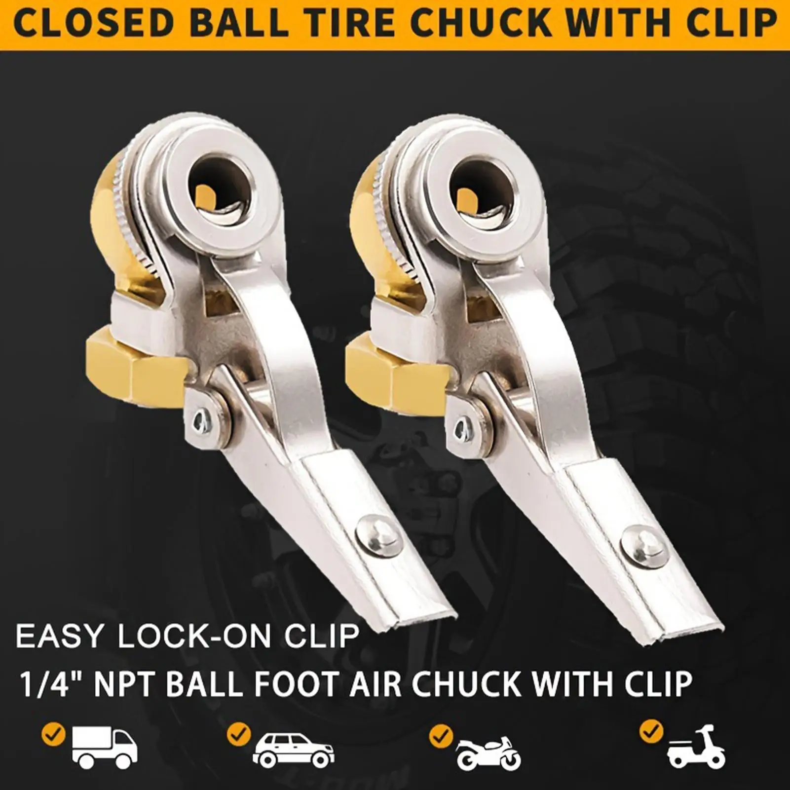 Блокирующий воздушный патрон, герметичные насадки с быстрой заглушкой, адаптер для шланга накачивания автомобильных шин для мотоцикла, автофургона, грузовика, велосипеда, скутера 
Блокирующий воздушный патрон, герметичные насадки с быстрой заглушкой, адаптер для шланга накачивания автомобильных шин для мотоцикла, автофургона, грузовика, велосипеда, скутера