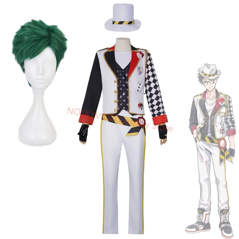Twisted-Wonderland Trey Clover Cosplay Wigs Night Raven College Heartslabyul Trey's Uniform Set Halloween Party Anime Costumes
Twisted-Wonderland Trey Clover Cosplay Wigs Night Raven College Heartslabyul Trey's Uniform Set Halloween Party Anime Costumes