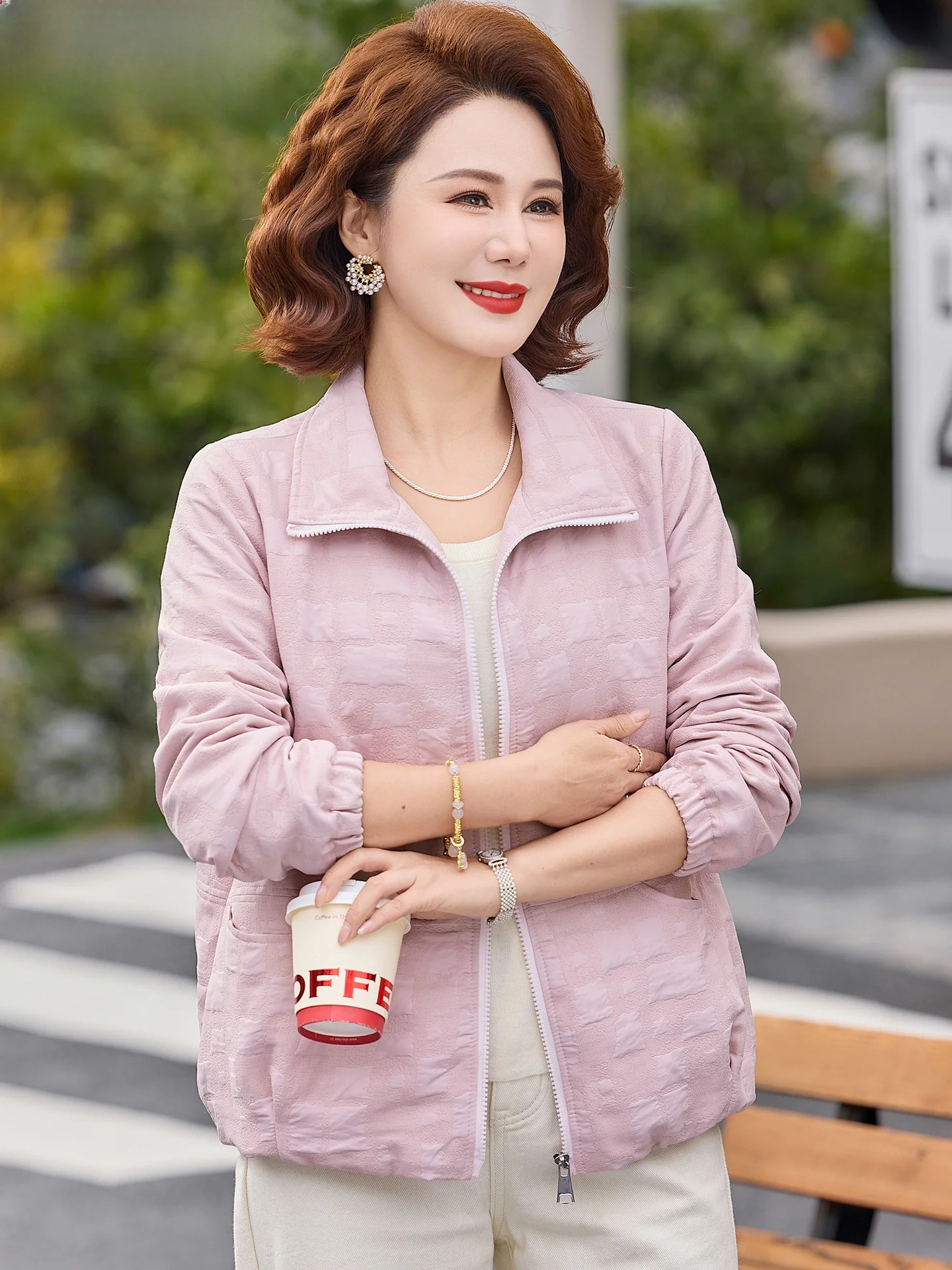 Sli Spring Outerwear Casual ort Coat Women Middle-Aged And ly 2026 New Model High-End Feel Top Clothes
Sli Spring Outerwear Casual ort Coat Women Middle-Aged And ly 2026 New Model High-End Feel Top Clothes