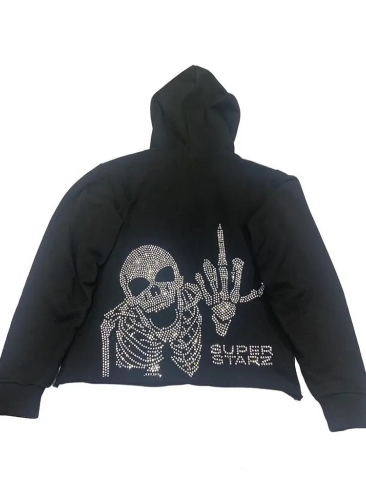 Dark Hot Drill Skull Толстовка Пуловер Толстовка High Street Ретро Свободный Хип-Хоп Панк Kpop Зимняя Одежда Топы Куртка Пальто
Dark Hot Drill Skull Толстовка Пуловер Толстовка High Street Ретро Свободный Хип-Хоп Панк Kpop Зимняя Одежда Топы Куртка Пальто