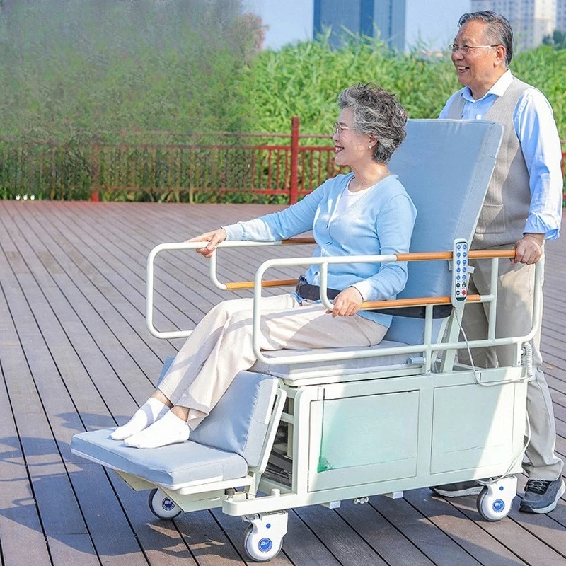 Electric nursing bed Household multi-functional paralyzed elderly turning over transfer separate wheelchair bed size can
Electric nursing bed Household multi-functional paralyzed elderly turning over transfer separate wheelchair bed size can