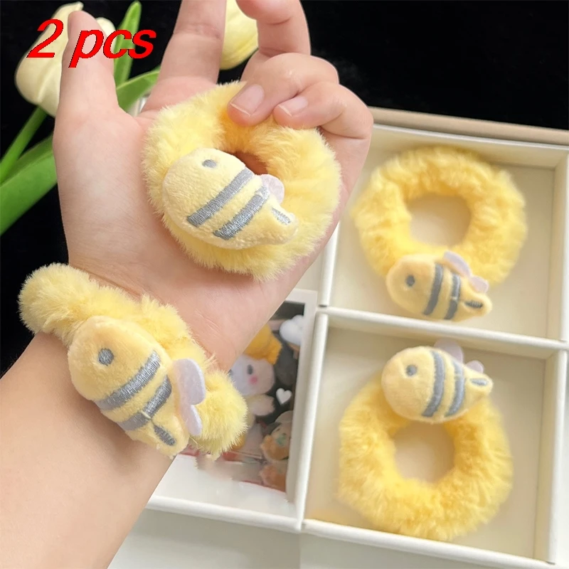 Women's Hair Scrunchies Set Cartoon Bee Plush Cute Accessories Kawaii Sweet Hair Ties Versatile Fashion Hair Simple For Girls
Women's Hair Scrunchies Set Cartoon Bee Plush Cute Accessories Kawaii Sweet Hair Ties Versatile Fashion Hair Simple For Girls