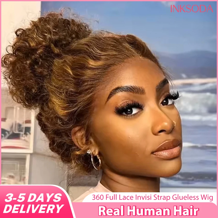 Парик Highlight 360 Full Lace из натуральных кудрявых волос, предварительно проработанный, с глубокой волной, без клея, с невидимым ремешком, цвет медово-русый
Парик Highlight 360 Full Lace из натуральных кудрявых волос, предварительно проработанный, с глубокой волной, без клея, с невидимым ремешком, цвет медово-русый