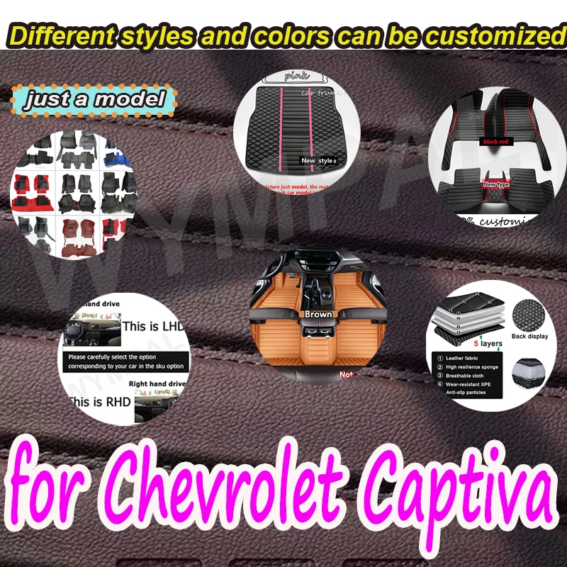 LUXURY Car Mats Floor For Chevrolet Captiva CN202S 2022 2023 7 Seater Waterproof Leather
LUXURY Car Mats Floor For Chevrolet Captiva CN202S 2022 2023 7 Seater Waterproof Leather