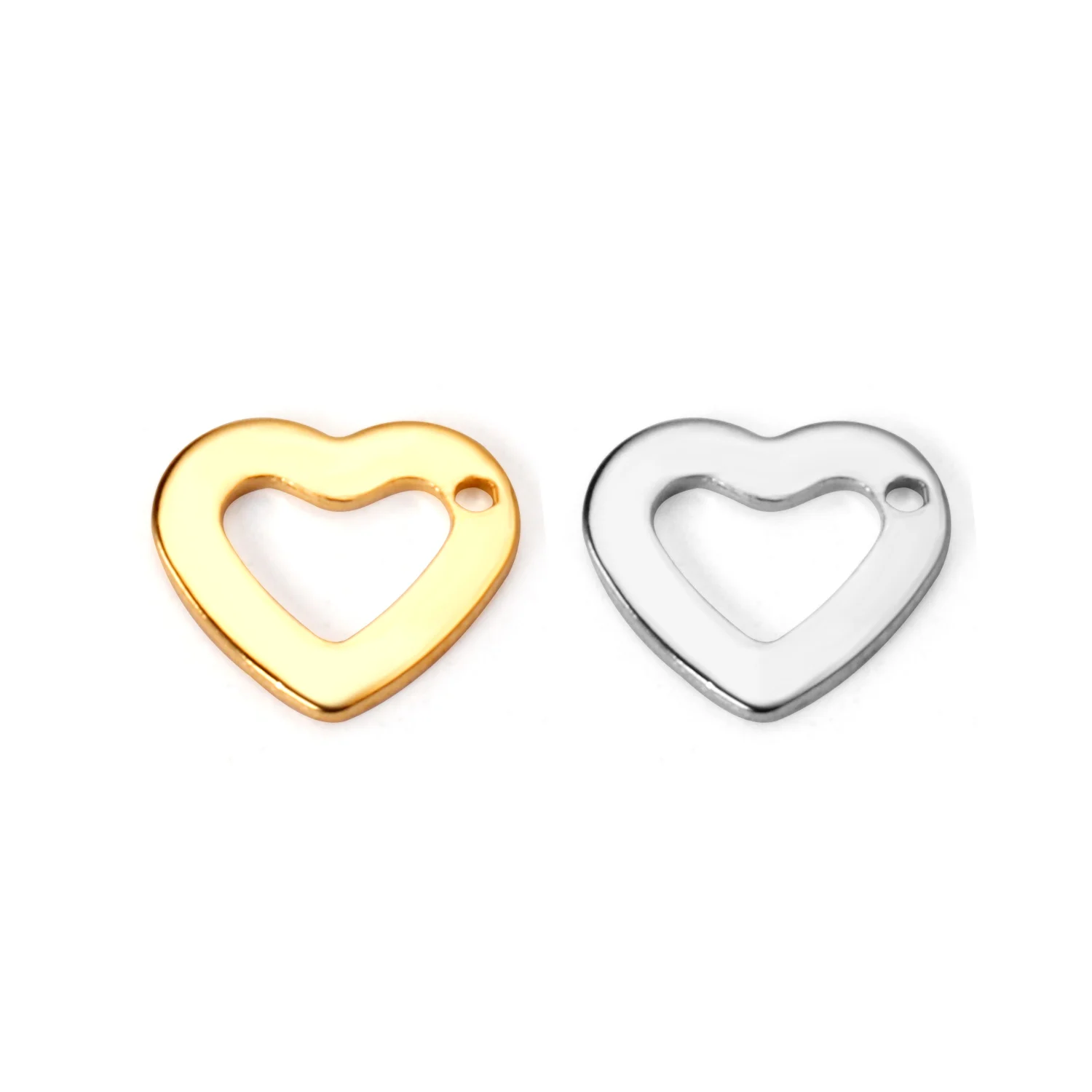 ASON 100pcs/lot Stainless Steel Heart Moon For Jewelry Making DIY Pendant Necklace Bracelet Connector Accessories Supplies Gift
ASON 100pcs/lot Stainless Steel Heart Moon For Jewelry Making DIY Pendant Necklace Bracelet Connector Accessories Supplies Gift