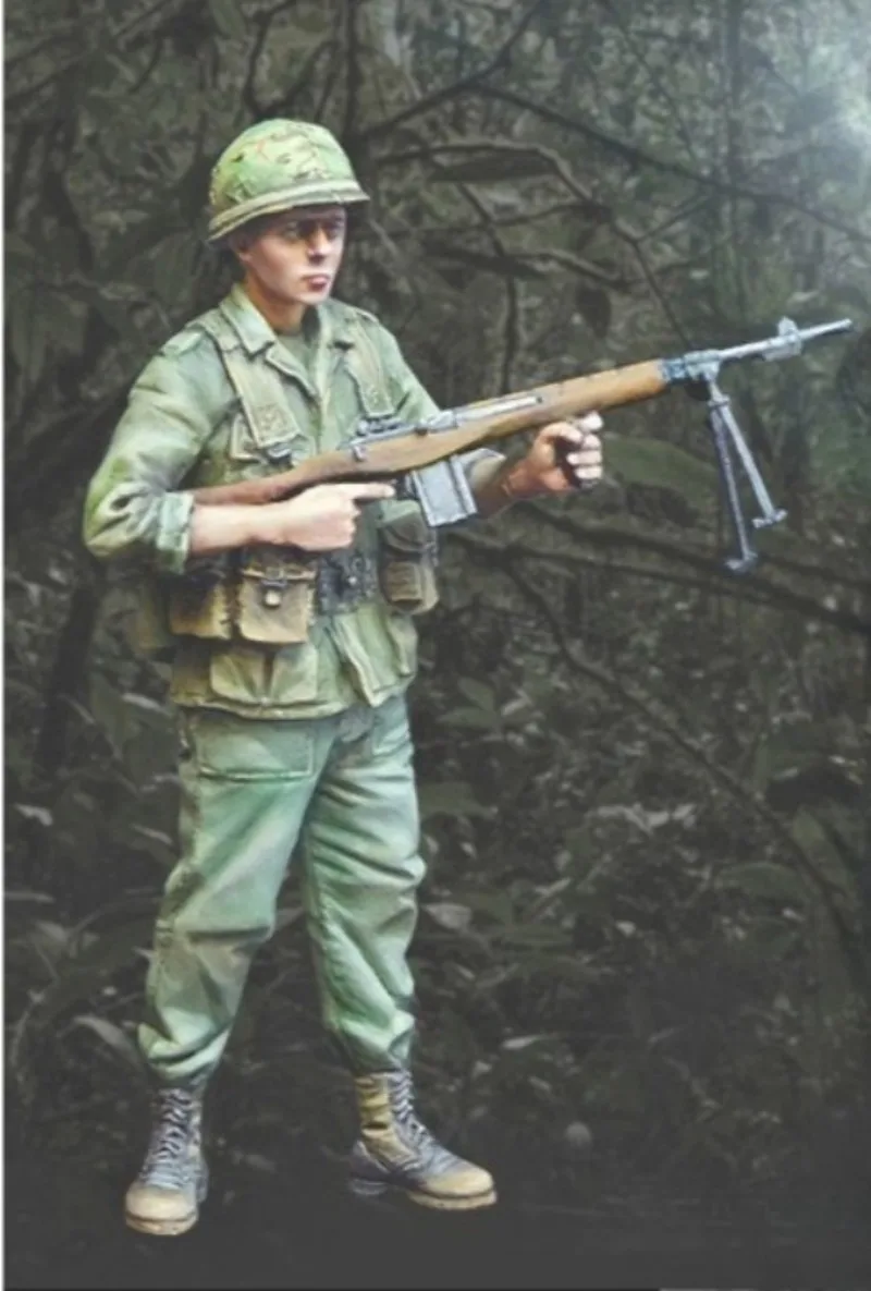 Масштаб 1/35, литая под давлением фигурка из смолы, комплект модели солдата армии США в разобранном виде и неокрашенной
Масштаб 1/35, литая под давлением фигурка из смолы, комплект модели солдата армии США в разобранном виде и неокрашенной