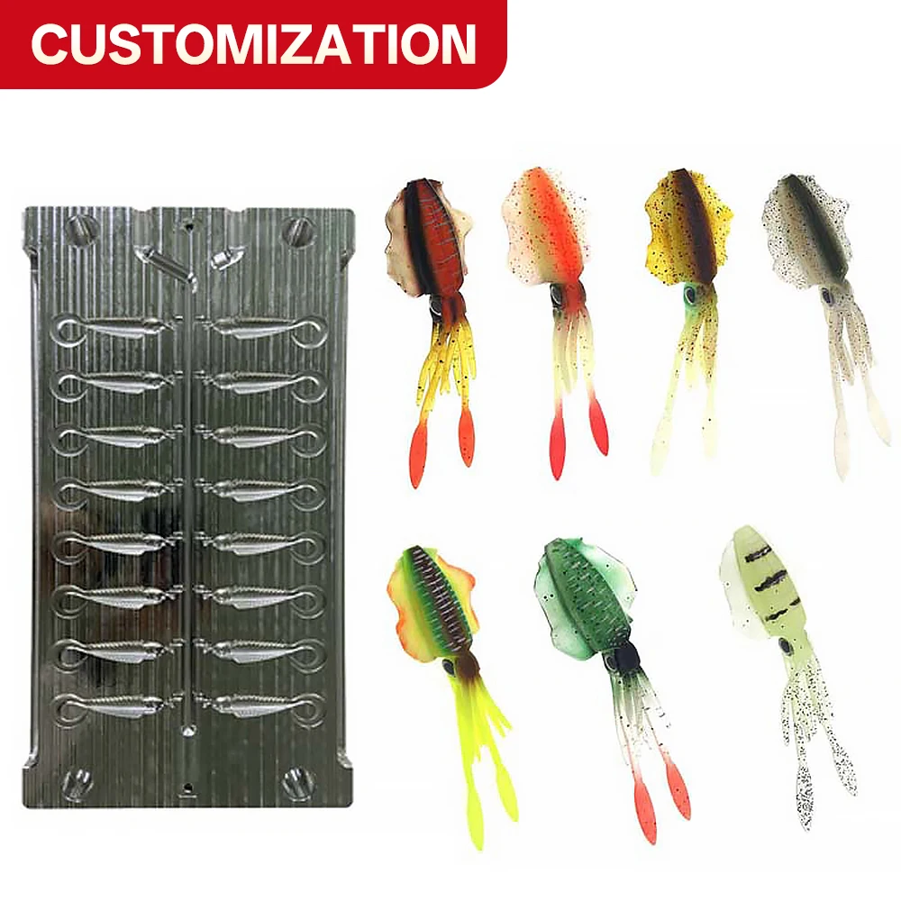 OEM injection molds for fishing lures Aluminum, stainless steel, silicone molds DIY molds CNC machining centers Custom metal mol
OEM injection molds for fishing lures Aluminum, stainless steel, silicone molds DIY molds CNC machining centers Custom metal mol