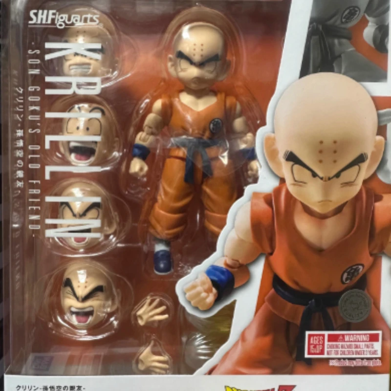 In stock Bandai Dragon Ball SHF Krillin Kuririn Son Goku's friend and family poseable figure
In stock Bandai Dragon Ball SHF Krillin Kuririn Son Goku's friend and family poseable figure