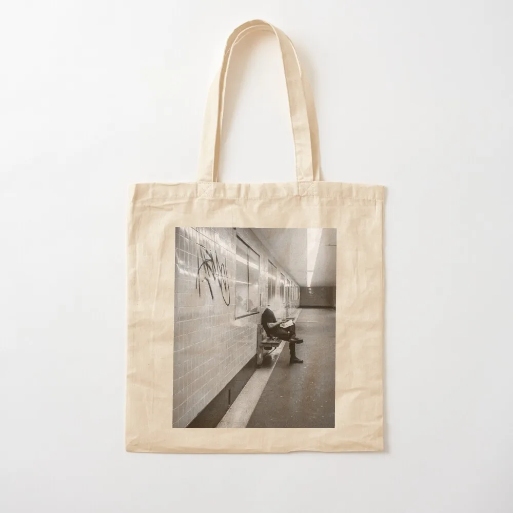 Underground Black and White Street Photography Tote Bag hand bags reusable shopping bag custom tote bag
Underground Black and White Street Photography Tote Bag hand bags reusable shopping bag custom tote bag