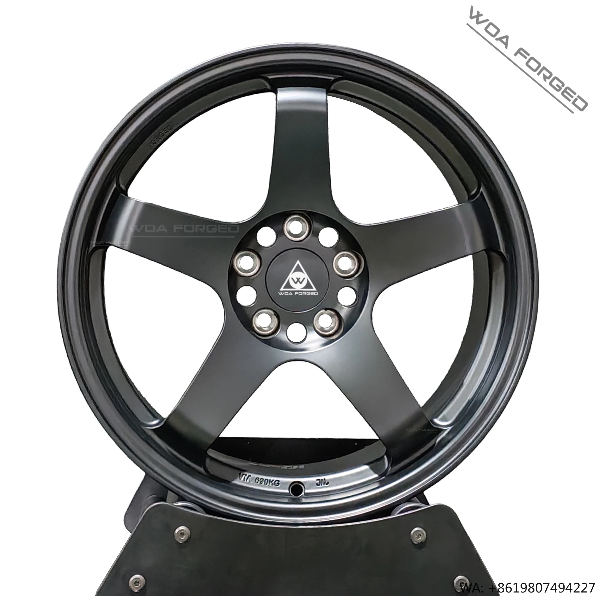 Customizable 5-Spoke Forged Wheels Matte Black Finish 18 19 20 21Inch 5x114.3 Alloy Rims for WRX GR86
Customizable 5-Spoke Forged Wheels Matte Black Finish 18 19 20 21Inch 5x114.3 Alloy Rims for WRX GR86
