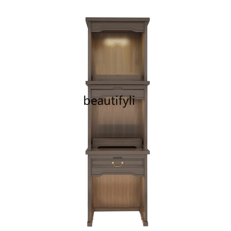 Chinese Style Altar Cabinet Altar Household Three-Layer Buddha Shrine Buddha Cabinet Guanyin God of Wealth Ancestors
Chinese Style Altar Cabinet Altar Household Three-Layer Buddha Shrine Buddha Cabinet Guanyin God of Wealth Ancestors