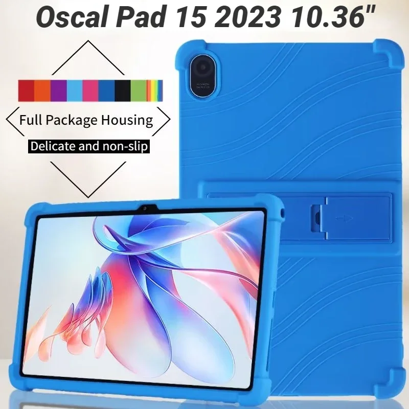 4 Thicken Cornors Soft Silicon Cover For Blackview Oscal Pad 15 10.36" Tablet Case Shockproof Protector Funda with Kickstand
4 Thicken Cornors Soft Silicon Cover For Blackview Oscal Pad 15 10.36" Tablet Case Shockproof Protector Funda with Kickstand
