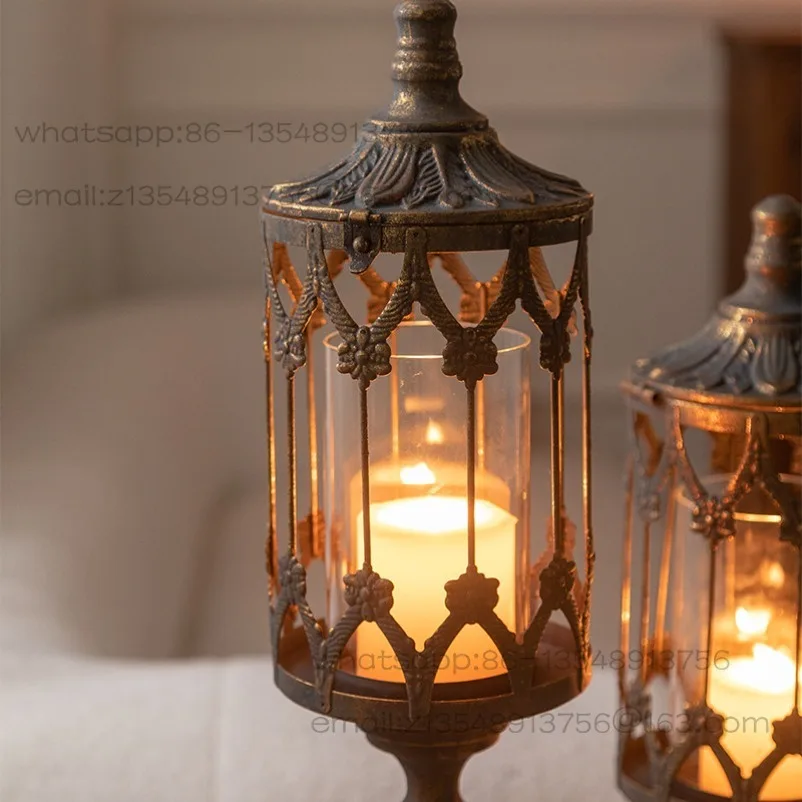 American Retro Wabi Candlestick Floor Lamp Holder B & B Coffee Shop Restaurant Ornament European Style Wind Lamp
American Retro Wabi Candlestick Floor Lamp Holder B & B Coffee Shop Restaurant Ornament European Style Wind Lamp