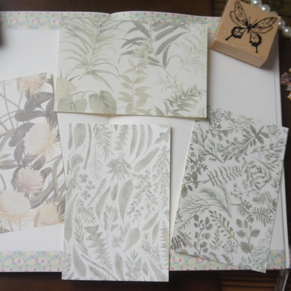 30 Sheet Nature Plants in The Mist Background Paper Design Craft Paper Gift Decoration Scrapbooking Handmade DIY 
30 Sheet Nature Plants in The Mist Background Paper Design Craft Paper Gift Decoration Scrapbooking Handmade DIY