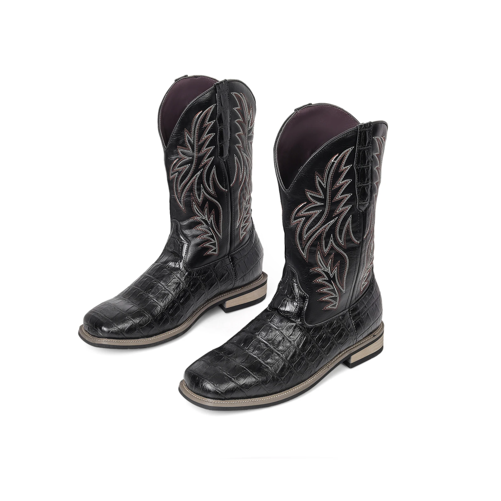 Men Western Cowboy Boots Embroidery Retro Mid-Calf Boots Autumn Winter Shoes Male Outdoor Boots Western Shoes Size 38-48
Men Western Cowboy Boots Embroidery Retro Mid-Calf Boots Autumn Winter Shoes Male Outdoor Boots Western Shoes Size 38-48