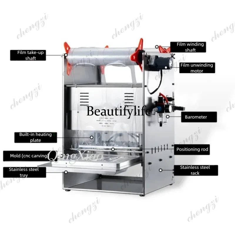 HR Hand-Push Pneumatic Sealing Machine Freshness-Locking Box and Takeout Plastic Box Sealer Sealing Machine
HR Hand-Push Pneumatic Sealing Machine Freshness-Locking Box and Takeout Plastic Box Sealer Sealing Machine