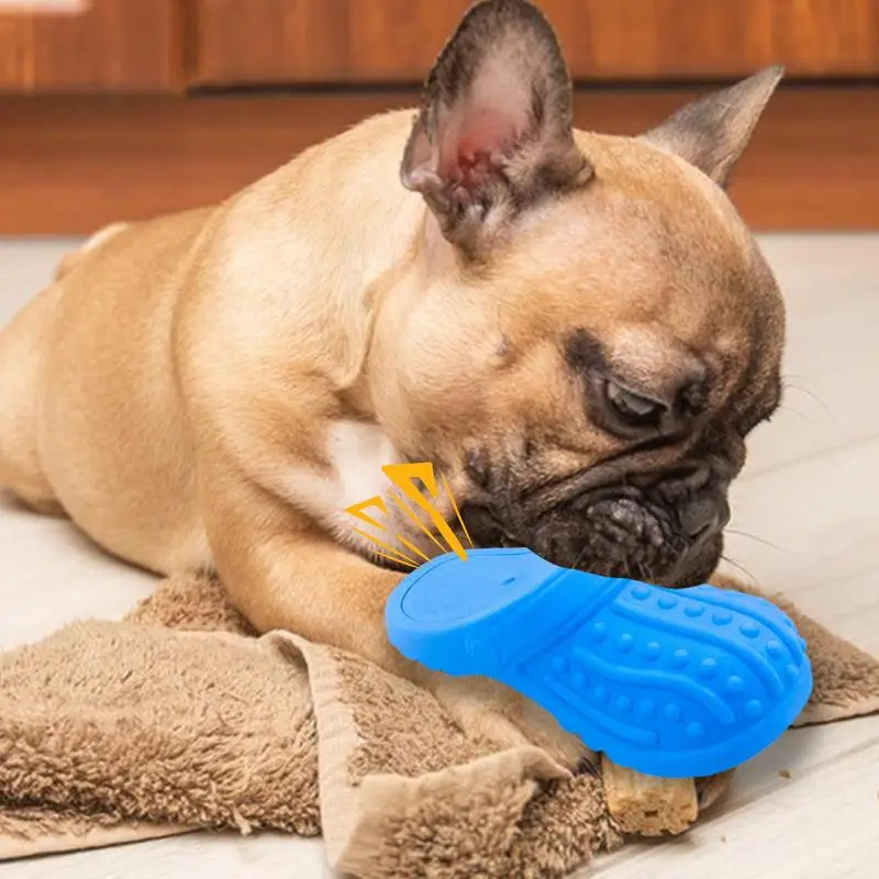 Squeaky Shoe Dog Toy Silicone Dog Chew Toy Squeaky Soft Puppy Toys Teething Pet Toys For Pets Oral Health Energy Consuming
Squeaky Shoe Dog Toy Silicone Dog Chew Toy Squeaky Soft Puppy Toys Teething Pet Toys For Pets Oral Health Energy Consuming