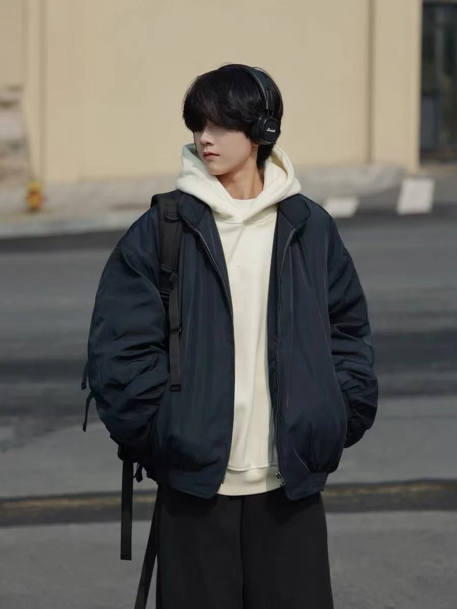 Ретро-куртка в японском стиле из утепленного хлопка, свободного кроя, для мужчин и женщин, зимняя верхняя одежда
Ретро-куртка в японском стиле из утепленного хлопка, свободного кроя, для мужчин и женщин, зимняя верхняя одежда