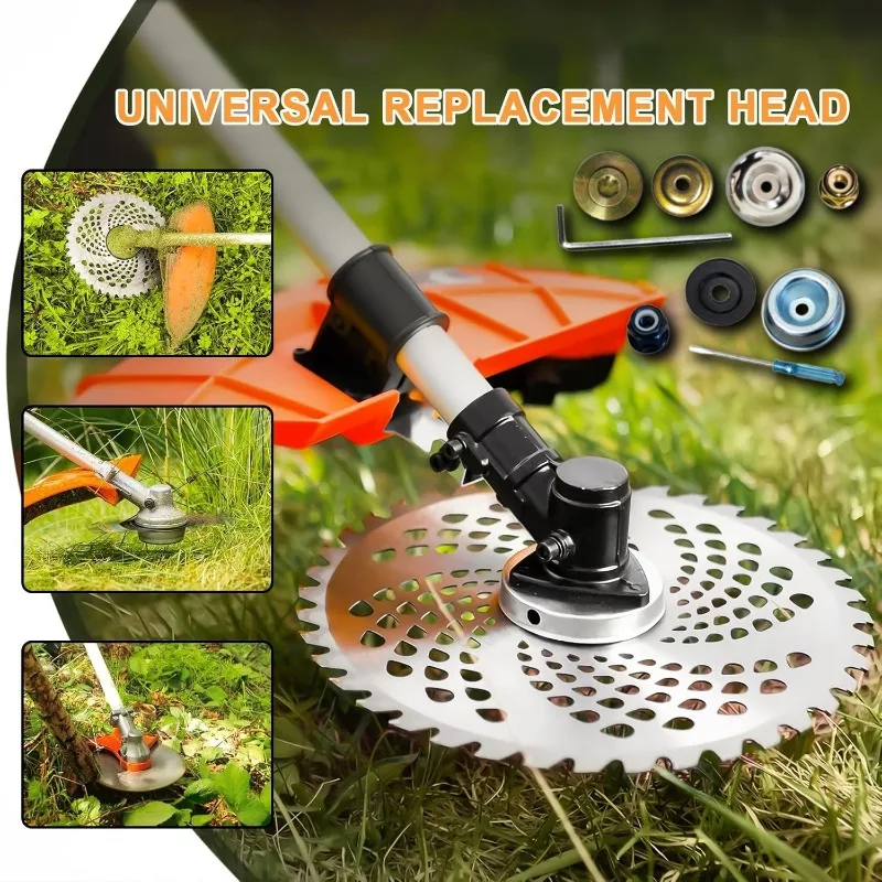 Upgrade 1-Set 10" x 40/60/80T Carbide Tip Brush Cutter Blade with The Universal Adapter Kit for Cutter, Trimmer, Weed Eater
Upgrade 1-Set 10" x 40/60/80T Carbide Tip Brush Cutter Blade with The Universal Adapter Kit for Cutter, Trimmer, Weed Eater