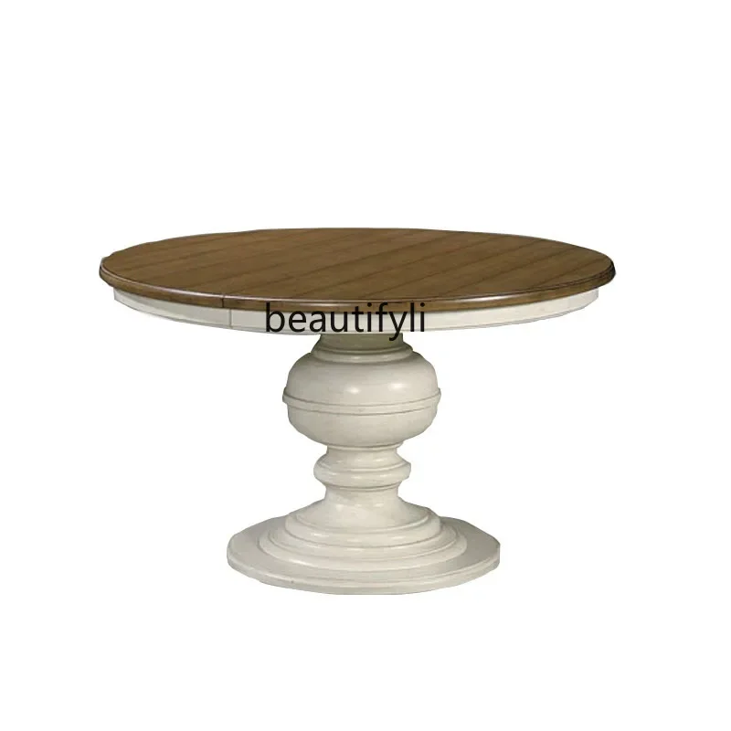 lxAmerican solid wood combination Nordic retro dining table restaurant dining table furniture
lxAmerican solid wood combination Nordic retro dining table restaurant dining table furniture