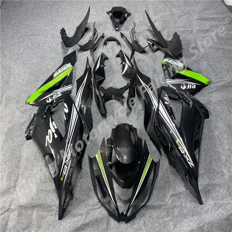 Green black Injection fairing for KAWASAKI Ninja ZX6R ZX-6R 2013 2018 ZX 6R 13 14 15 16 17 18 motorcycle fairing carbon fibre
Green black Injection fairing for KAWASAKI Ninja ZX6R ZX-6R 2013 2018 ZX 6R 13 14 15 16 17 18 motorcycle fairing carbon fibre