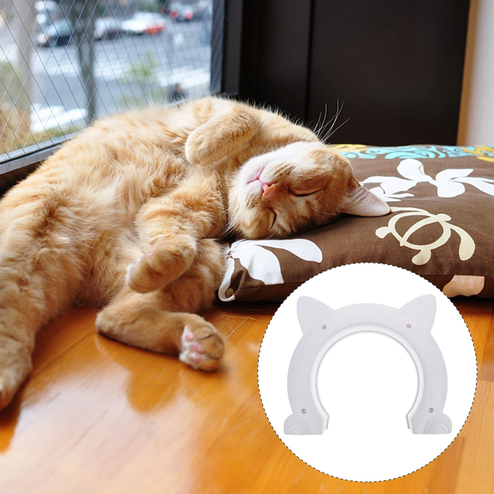 Pet Door Internal Cat Flap Interior for Cats Kitten Entrance Doors Practical Plaything Home Two-way Access Head Shape
Pet Door Internal Cat Flap Interior for Cats Kitten Entrance Doors Practical Plaything Home Two-way Access Head Shape