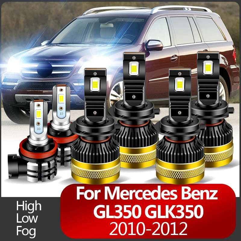 2PCS 30000lm For Mercedes Benz GL350 GLK350 2010-2012 Car LED Headlight Bulbs High Beams Low Beams High quality CANbus 6000k
2PCS 30000lm For Mercedes Benz GL350 GLK350 2010-2012 Car LED Headlight Bulbs High Beams Low Beams High quality CANbus 6000k