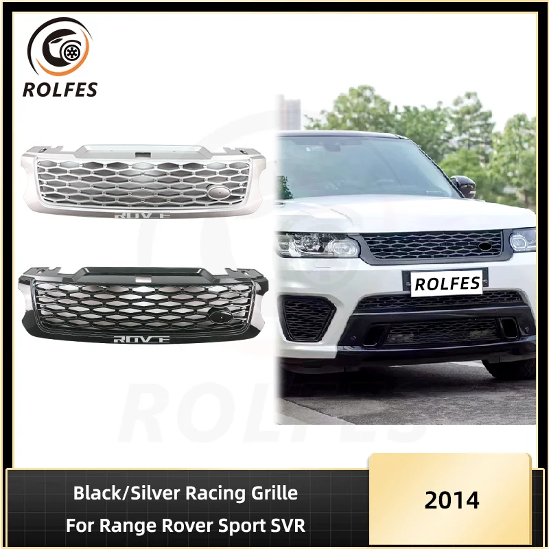ROLFES Black/Silver ABS Racing Grille Front Bumper Grill For Land Rover Range Rover Sport SVA 2014-2017 LR062238 Accessories
ROLFES Black/Silver ABS Racing Grille Front Bumper Grill For Land Rover Range Rover Sport SVA 2014-2017 LR062238 Accessories