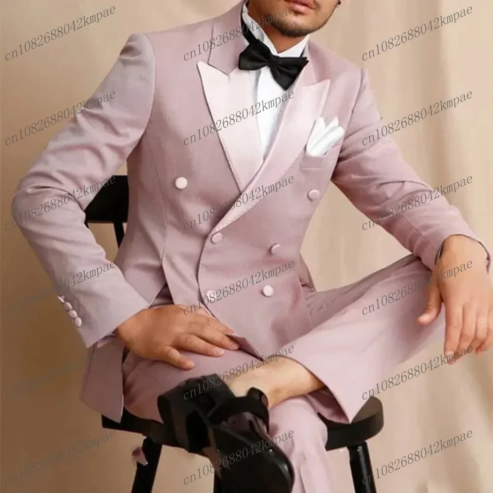 New Light Purple Men Formal Tuxedos Groom Groomsman Wedding Party Prom Male Business Suit 2 Piece Set Blazer Pants
New Light Purple Men Formal Tuxedos Groom Groomsman Wedding Party Prom Male Business Suit 2 Piece Set Blazer Pants