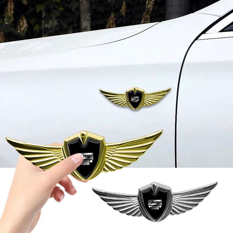 3D Metal Wings Badge Car Side Marker Window Trunk Sticker Decal For Jeep Grand Liberty Cherokee Wrangler JK Gladiator Compass Re
3D Metal Wings Badge Car Side Marker Window Trunk Sticker Decal For Jeep Grand Liberty Cherokee Wrangler JK Gladiator Compass Re