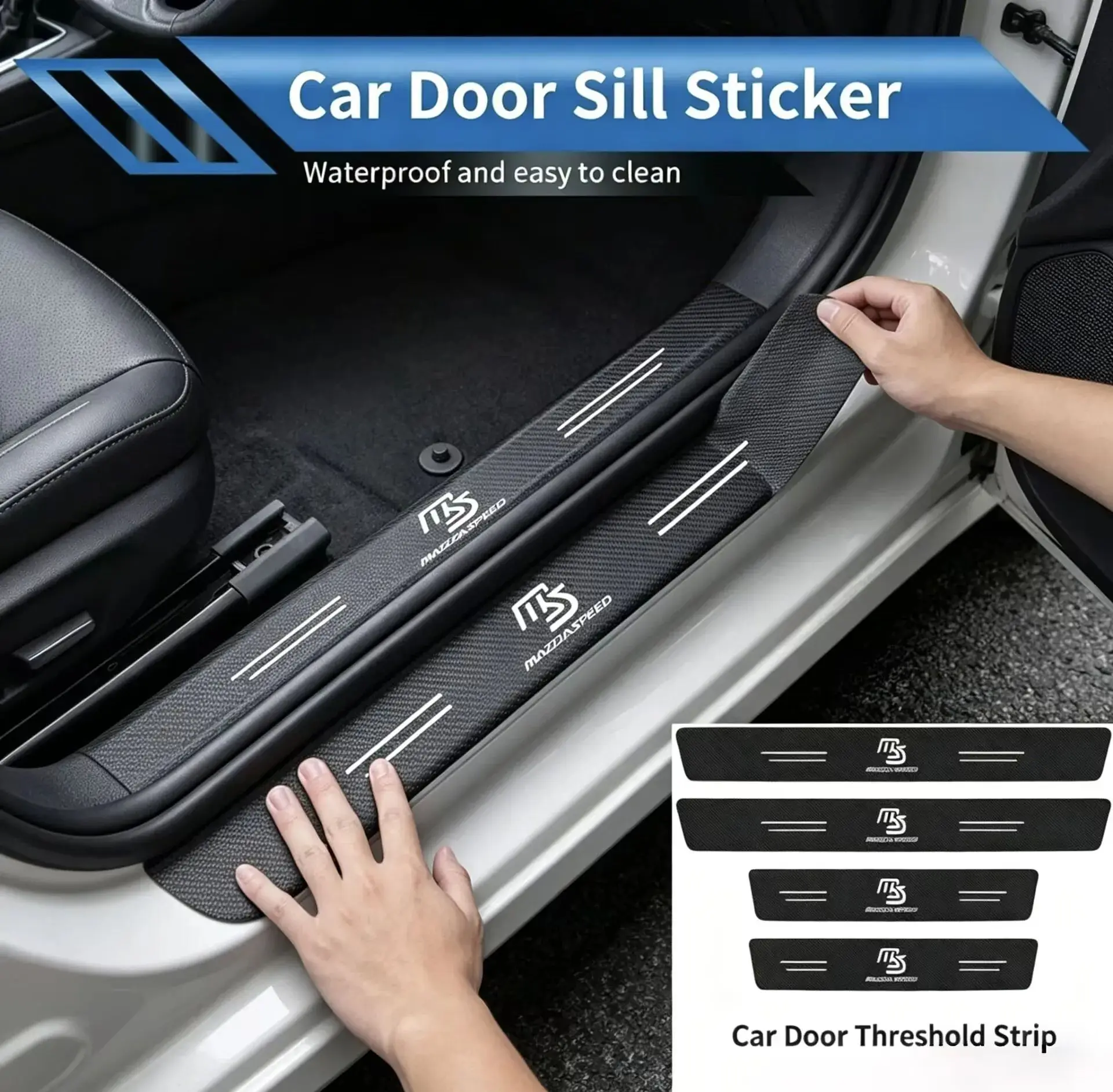 Car Door Sill Protective Film Sticker For Mazda 3 6 CX-5 CX-30 CX-50 Axela Atenza Demio Carbon Fiber Scuff Plate Car Styling
Car Door Sill Protective Film Sticker For Mazda 3 6 CX-5 CX-30 CX-50 Axela Atenza Demio Carbon Fiber Scuff Plate Car Styling