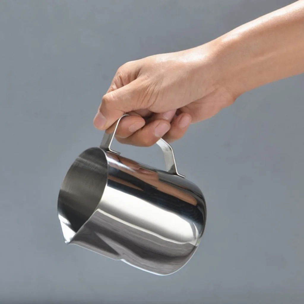 (100ml) Stainless Steel Milk Frothing Pitcher Cappuccino Pitcher Pouring Jug
(100ml) Stainless Steel Milk Frothing Pitcher Cappuccino Pitcher Pouring Jug