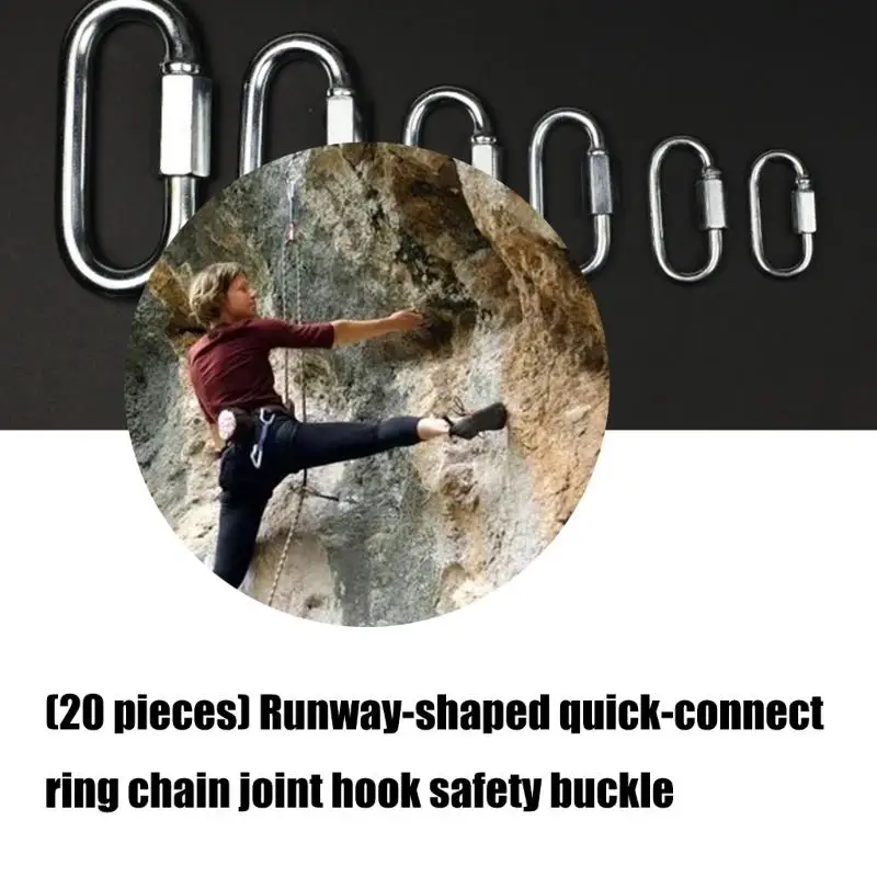 Брелоки для ключей из высокопрочной стали. Набор из 20 прочных застежек. Прост в использовании для подъема тяжестей, походов, и
Брелоки для ключей из высокопрочной стали. Набор из 20 прочных застежек. Прост в использовании для подъема тяжестей, походов, и