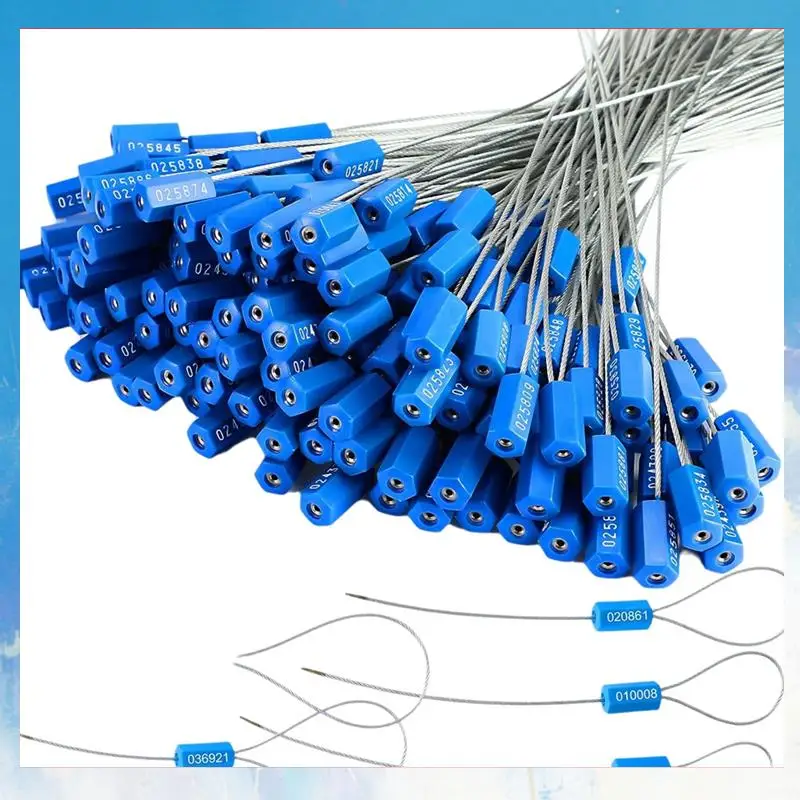 Retail 100 Pcs Steel Security Cable Seals 11.8 Inch Numbered Anti Tamper Shipping Seal Disposable Self Locking Numbered Tag
Retail 100 Pcs Steel Security Cable Seals 11.8 Inch Numbered Anti Tamper Shipping Seal Disposable Self Locking Numbered Tag