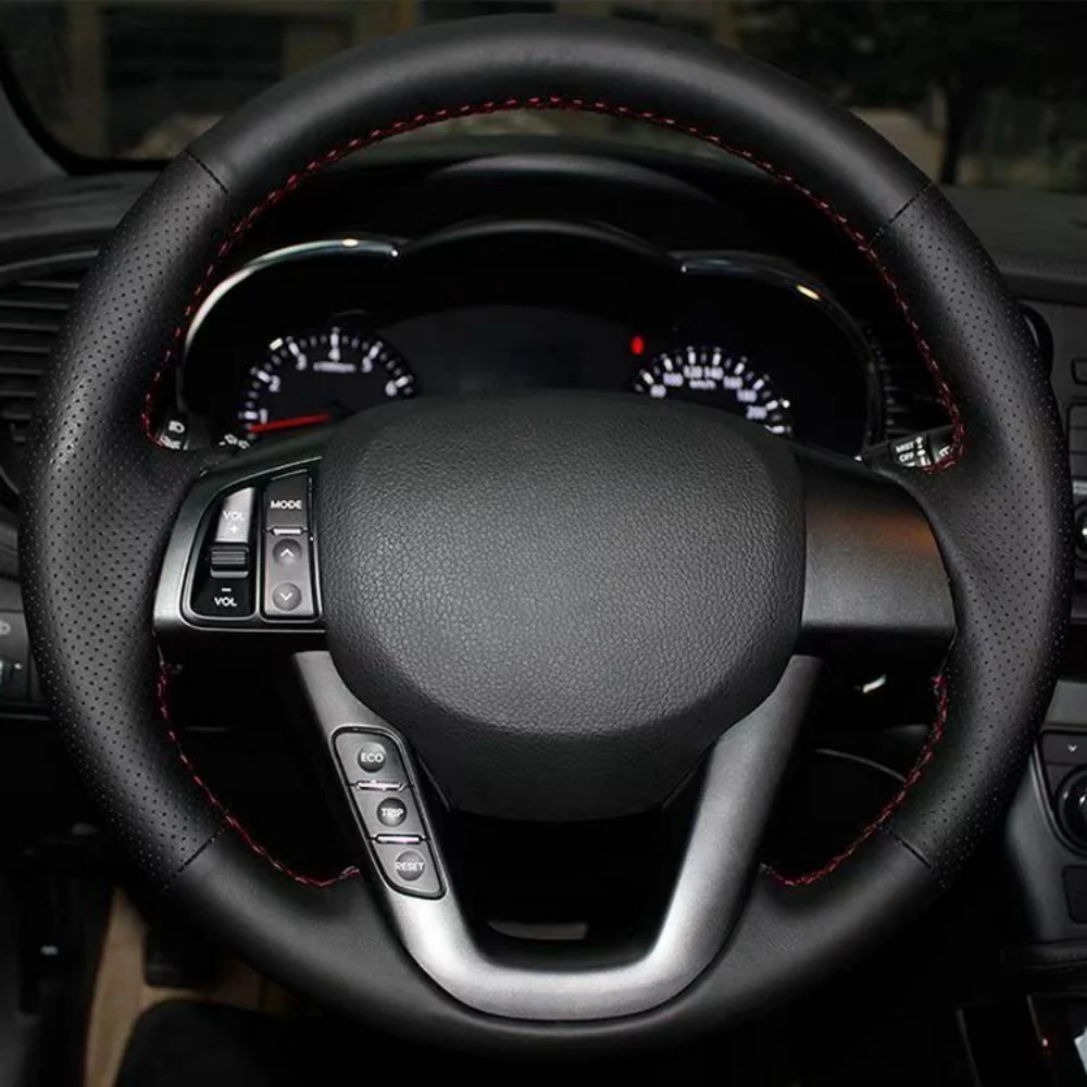 Car Steering Wheel Cover DIY Microfiber Leather Hand Sewing For Kia K5 2011 2012 2013 Kia Optima Auto Interior Accessories
Car Steering Wheel Cover DIY Microfiber Leather Hand Sewing For Kia K5 2011 2012 2013 Kia Optima Auto Interior Accessories