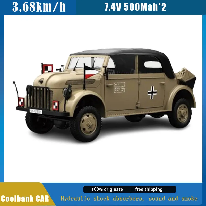 Coolbank 1/18 German Commander Vehicle Sound And Light Alloy Remote Control Climbing Car Smoke Simulation Military Model Toys
Coolbank 1/18 German Commander Vehicle Sound And Light Alloy Remote Control Climbing Car Smoke Simulation Military Model Toys