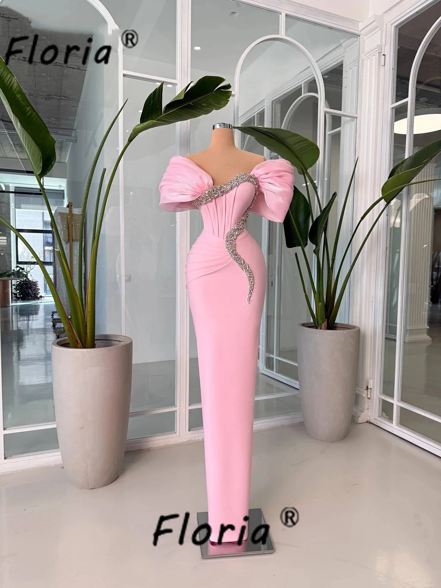 Elegant Pink Mermaid Prom Dress 2025 Crystals Floor Length Formal Party Gowns Wedding Guest Robes Customized vestidos para mujer
Elegant Pink Mermaid Prom Dress 2025 Crystals Floor Length Formal Party Gowns Wedding Guest Robes Customized vestidos para mujer