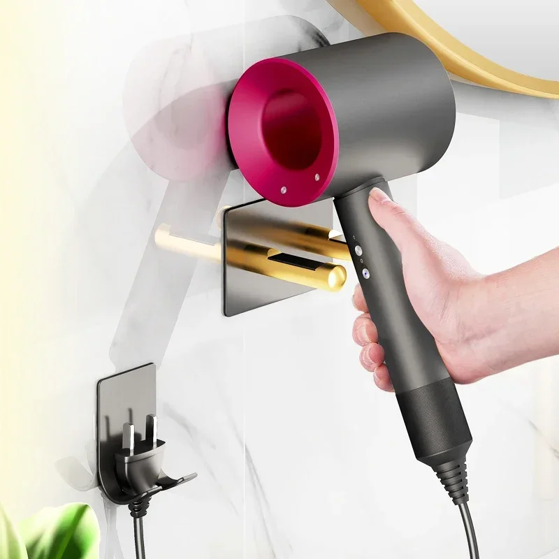 Держатель для фена для Dyson, настенная стойка, держатель для фена для сверхзвукового фена, стеллаж для хранения аксессуаров для ванной комнаты
Держатель для фена для Dyson, настенная стойка, держатель для фена для сверхзвукового фена, стеллаж для хранения аксессуаров для ванной комнаты