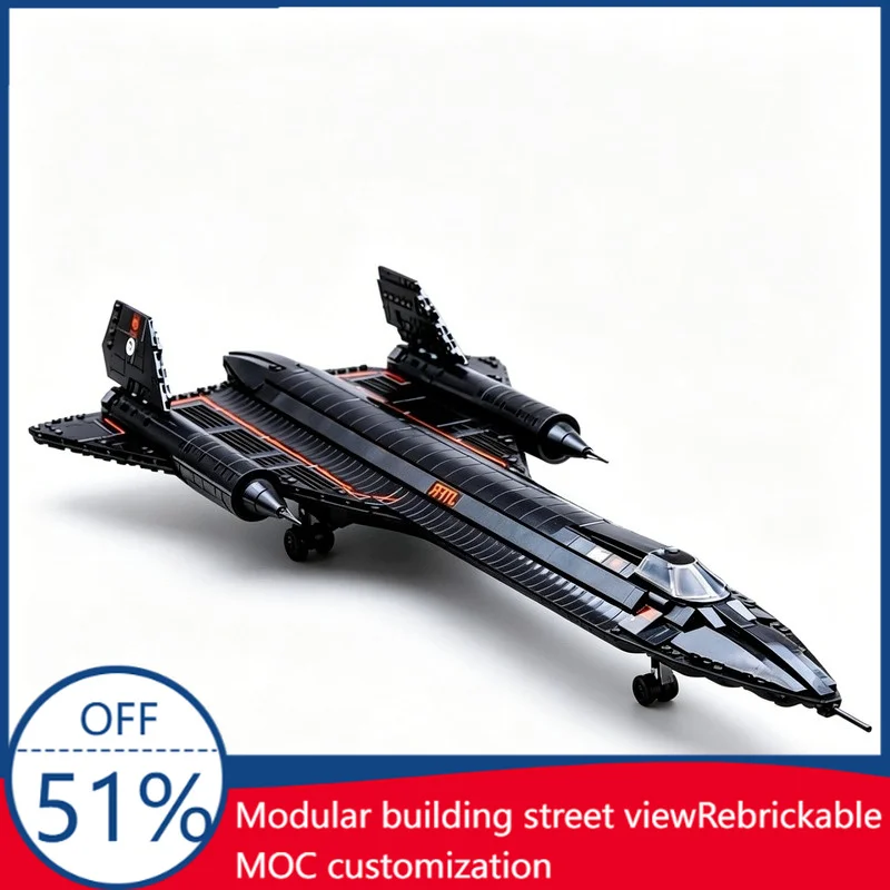 1228Pcs SR 71 Blackbird Military Spy Plane Model Custom Building Blocks Aircraft Education Assembly Toy Collectors Festival Gift
1228Pcs SR 71 Blackbird Military Spy Plane Model Custom Building Blocks Aircraft Education Assembly Toy Collectors Festival Gift