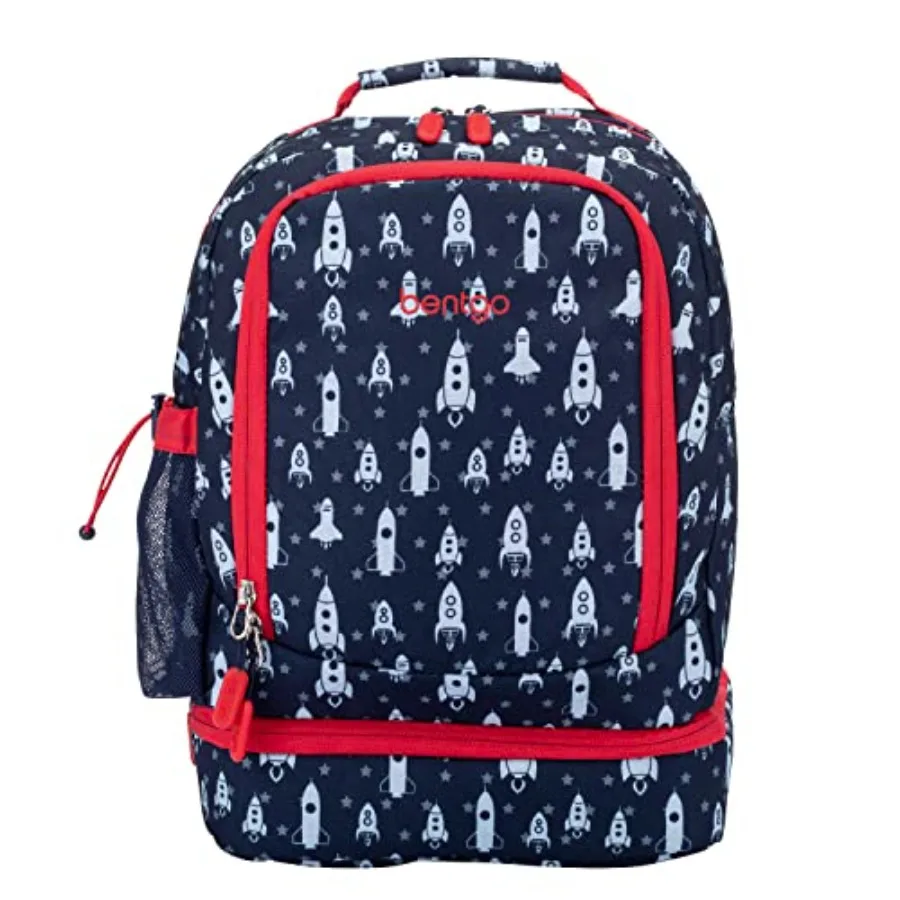 2-in-1 Backpack and Insulated Lunch Bag - Durable 16" Backpack and Lunch Container in Unique Prints for School and Travel - Wat
2-in-1 Backpack and Insulated Lunch Bag - Durable 16" Backpack and Lunch Container in Unique Prints for School and Travel - Wat