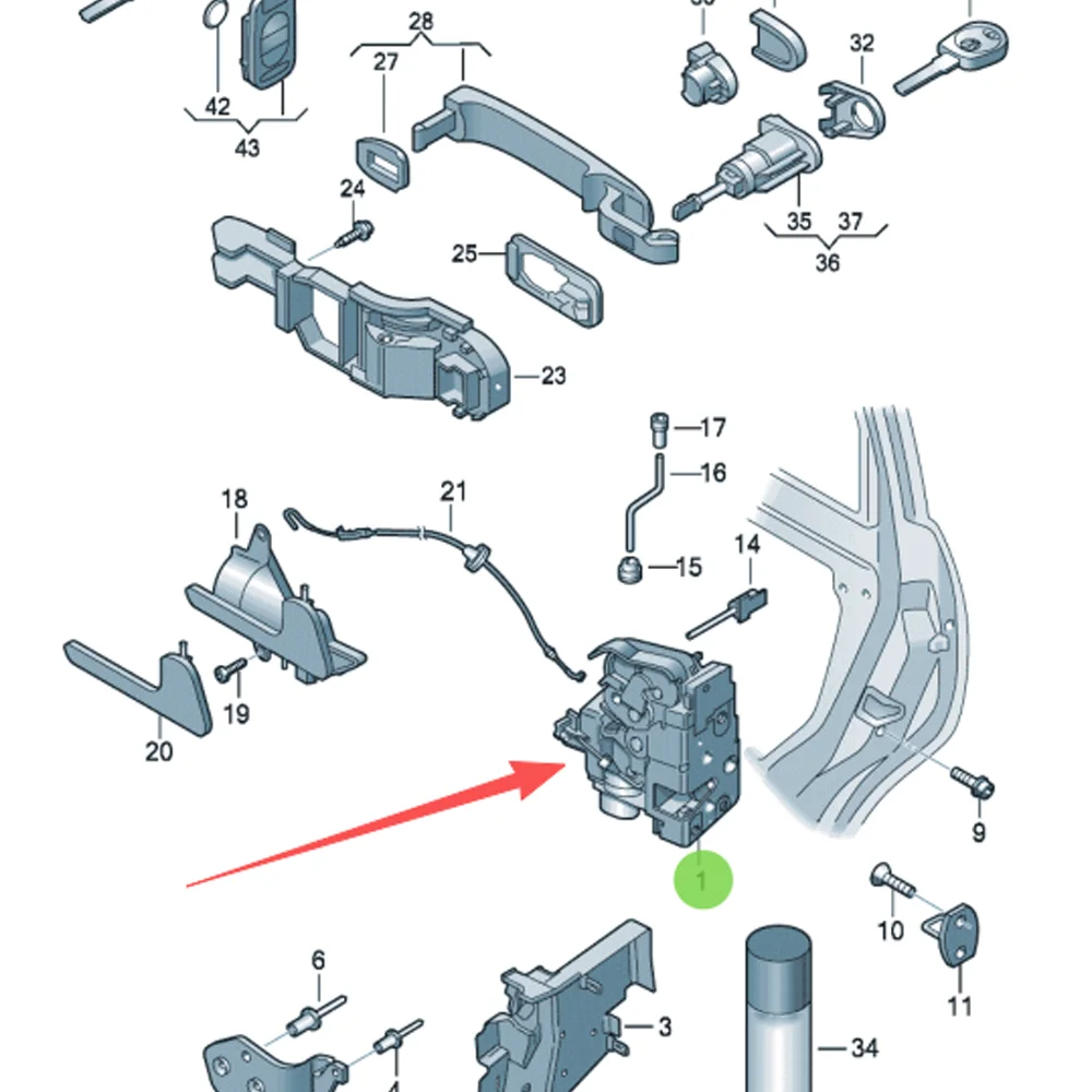3B2837015AM 3B2837016AA 3B4839015AG 3B4839016AG Door Lock Actuator For VW Multivan 2006-2016 Polo 2002-2010
3B2837015AM 3B2837016AA 3B4839015AG 3B4839016AG Door Lock Actuator For VW Multivan 2006-2016 Polo 2002-2010