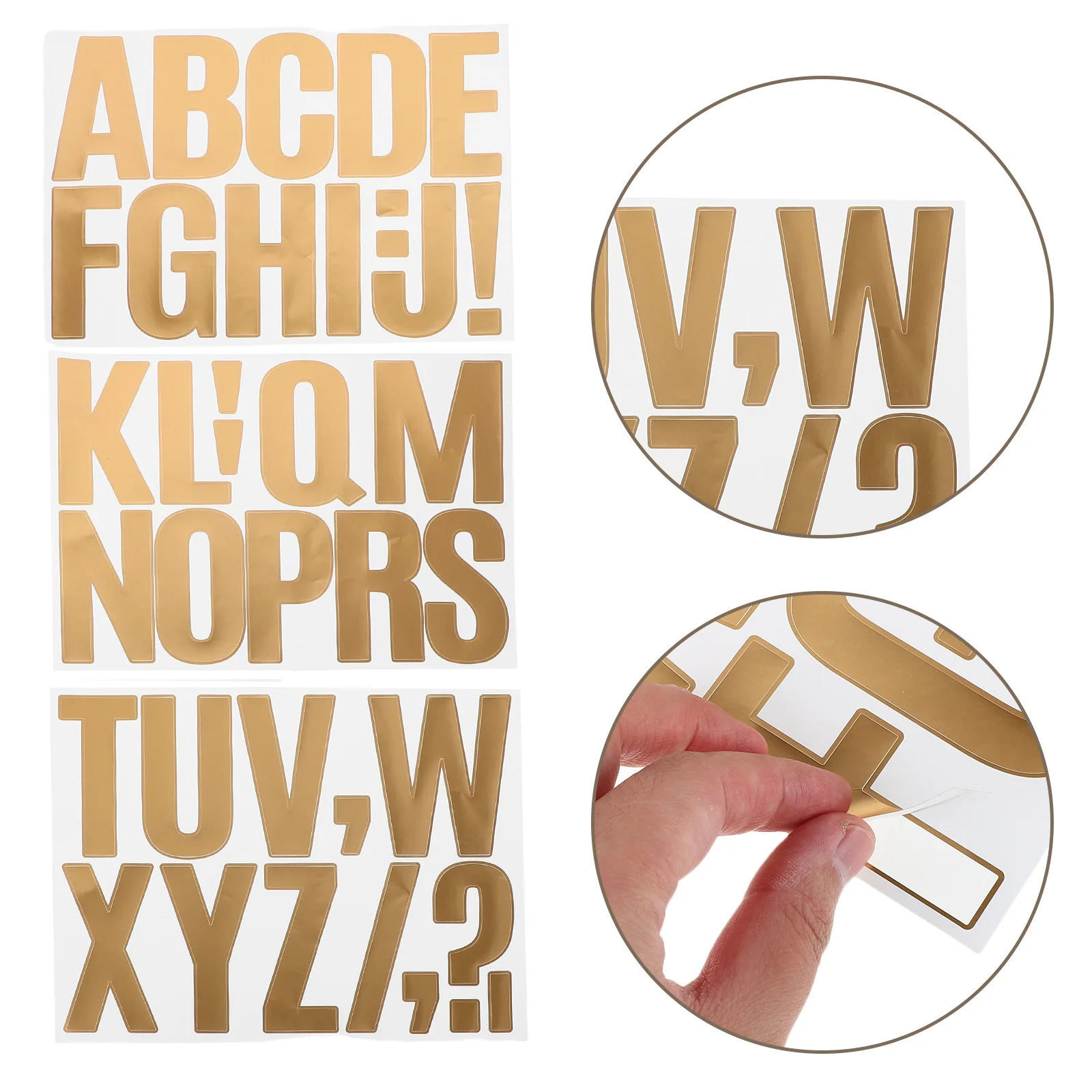 5Sets Alphabet Stickers Self Adhesive Letter Stickers for School Office Bulletin Boards Home DIY Mailbox Decoration
5Sets Alphabet Stickers Self Adhesive Letter Stickers for School Office Bulletin Boards Home DIY Mailbox Decoration