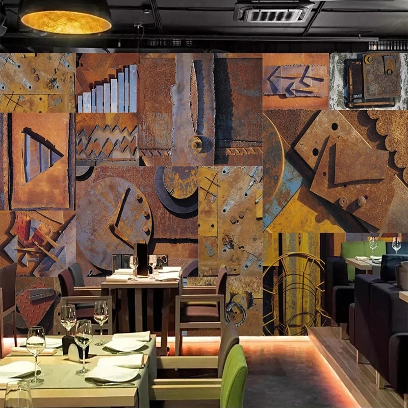 Custom Mural Wallpaper European Retro Nostalgia Rusty Metal Wall Paper Living Room Sofa Bedroom Creative Fresco Papel De Parede
Custom Mural Wallpaper European Retro Nostalgia Rusty Metal Wall Paper Living Room Sofa Bedroom Creative Fresco Papel De Parede