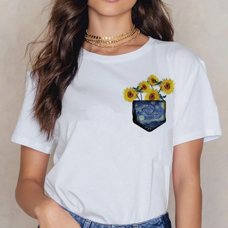Van Gogh t-shirt female couple clothes harajuku kawaii aesthetic graphic tees women clothes aesthetic white t shirt
Van Gogh t-shirt female couple clothes harajuku kawaii aesthetic graphic tees women clothes aesthetic white t shirt
