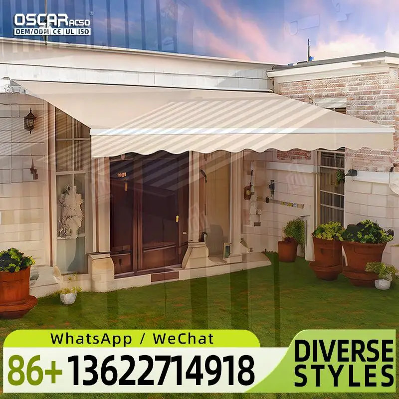 Durable Windproof Motorized Retractable Sunshade Canopy with LED Strips for Patio Garden Balcony Retractable Awning
Durable Windproof Motorized Retractable Sunshade Canopy with LED Strips for Patio Garden Balcony Retractable Awning